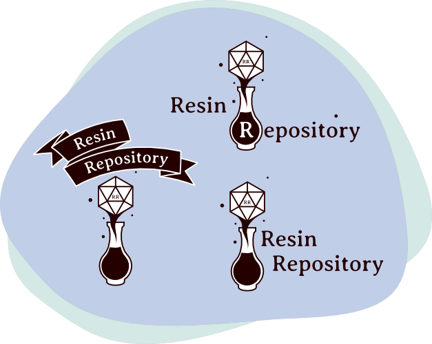 Resin Repository typoraphy options